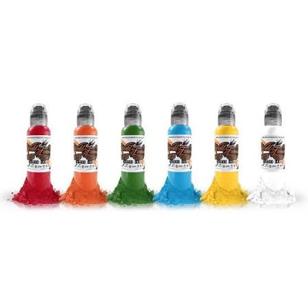 World Famous Sample Set 6 Colos 1/2oz