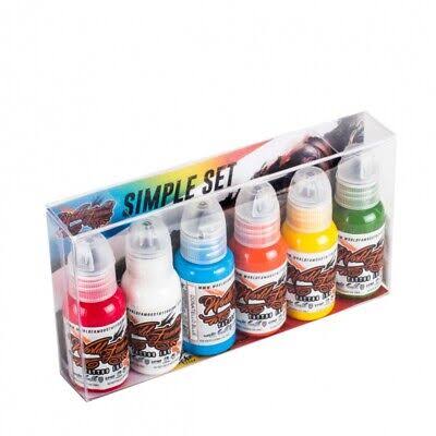 World Famous Sample Set 6 Colos 1/2oz