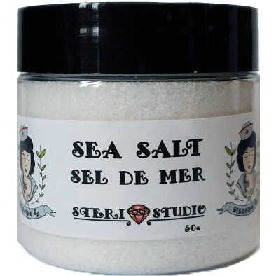 Piercing Rx Sea Salt Jars - Steri-Studio Tattoo Supply Montreal fourniture de tatouage